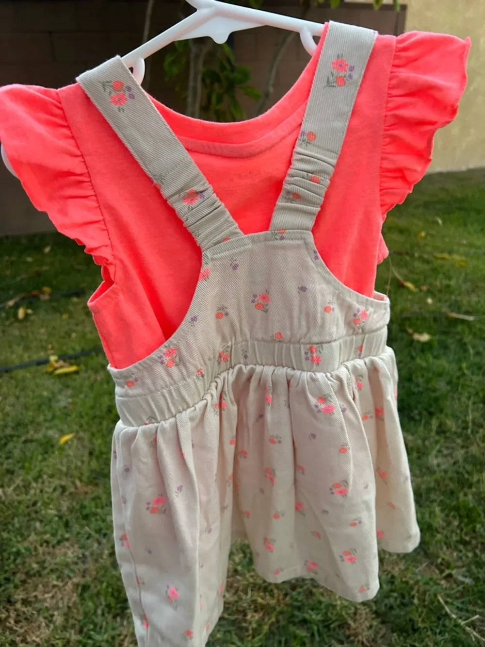 Cat & Jack Bright Coral Girls Tee